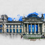 Architecture 2 Sketch Painting PS Action - photoshop action