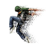 Splatter Dispersion 4 Effect in 1 Action - photoshop action