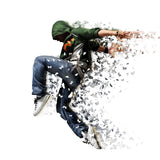 Splatter Dispersion 4 Effect in 1 Action - photoshop action