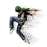 Splatter Dispersion 4 Effect in 1 Action - photoshop action
