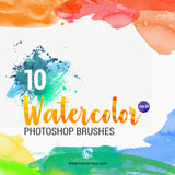 Watercolor Brushes Set 02 - photoshop action