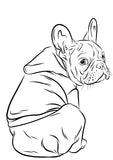 Custom Pet Ear Outline Drawing, Dog, Cat Tattoo Design, Ear, Face, Head, Body Outline DIGITAL file