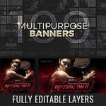 100 - Facebook Banners - photoshop action