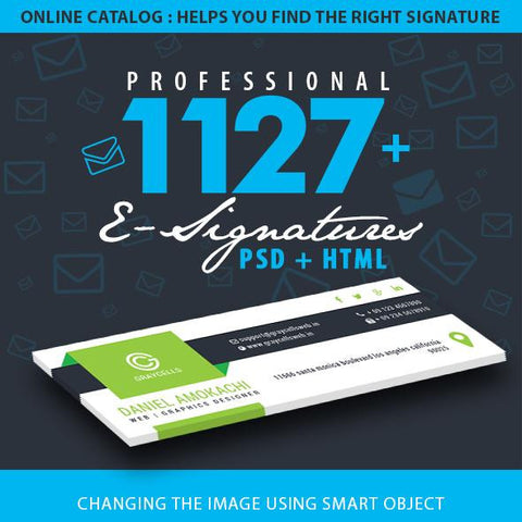 Professional 1127 Signatures - photoshop action