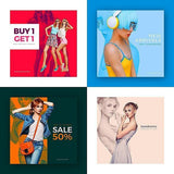 20 - Fashion Instagram Banners - photoshop action