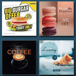 20 - Food Instagram Banners - photoshop action