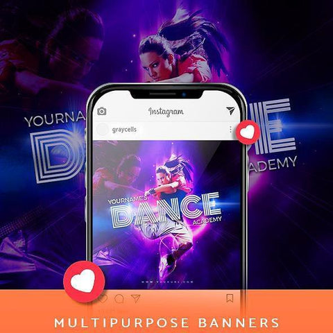 20 - Multipurpose Instagram Banners - photoshop action