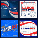 26 - Labor Day Instagram Banners - photoshop action