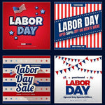 26 - Labor Day Instagram Banners - photoshop action