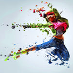 PHOTOSHOP ACTION 4 IN 1 DISPERSION - photoshop action