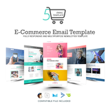 Bundle 5 Professional Email Template + Bonus 5 Email for eCommerce on sale - photoshop action
