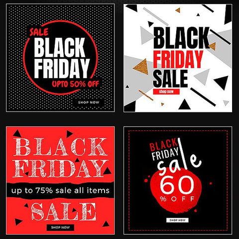 50 - Black Friday Instagram Banners - photoshop action