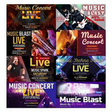 100 -  Music Facebook Banners - photoshop action