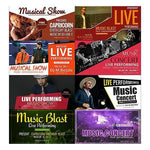 100 -  Music Facebook Banners - photoshop action