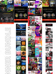 550 Facebook Banner Bundle - photoshop action