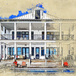 Architecture 2 Sketch Painting PS Action - photoshop action