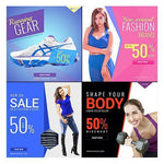 100 - Multipurpose Facebook Banners - photoshop action
