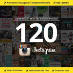 120 – Instagram Banners - photoshop action