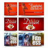 100 - Facebook Multipurpose Banners V1 - photoshop action