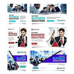 100 - Facebook Business Banners - photoshop action