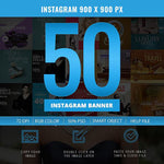 50 - Multipurpose Instagram Banners - photoshop action