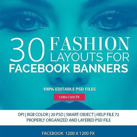30 - Duotone Facebook Promotion Banners - photoshop action