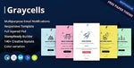 70 EMAIL NOTIFICATION TEMPLATES - photoshop action