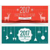 Facebook Cover Banner New Year - photoshop action