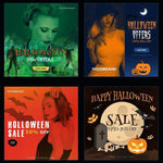 20 - Halloween Instagram Banners - photoshop action