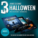 Halloween Instagram Banners - photoshop action
