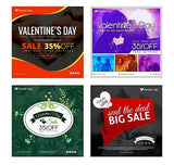 12 - Valentine Day Instagram Banners - photoshop action