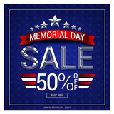 Memorial Day Facebook Banners - photoshop action