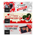 Valentines Day Facebook Cover Banner - photoshop action