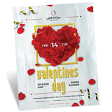 Valentines Day Flyer - photoshop action