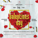 Valentines Day Flyer - photoshop action