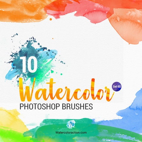 Watercolor Brushes Set 02