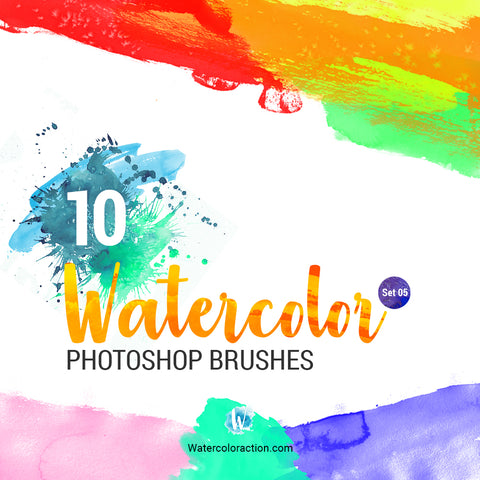 Watercolor Brushes Set 05