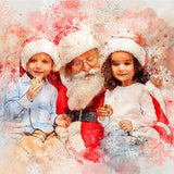 Christmas Watercolor Action - photoshop action