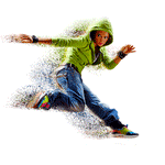 Animated Shatter And Dust Photoshop Action - photoshop action