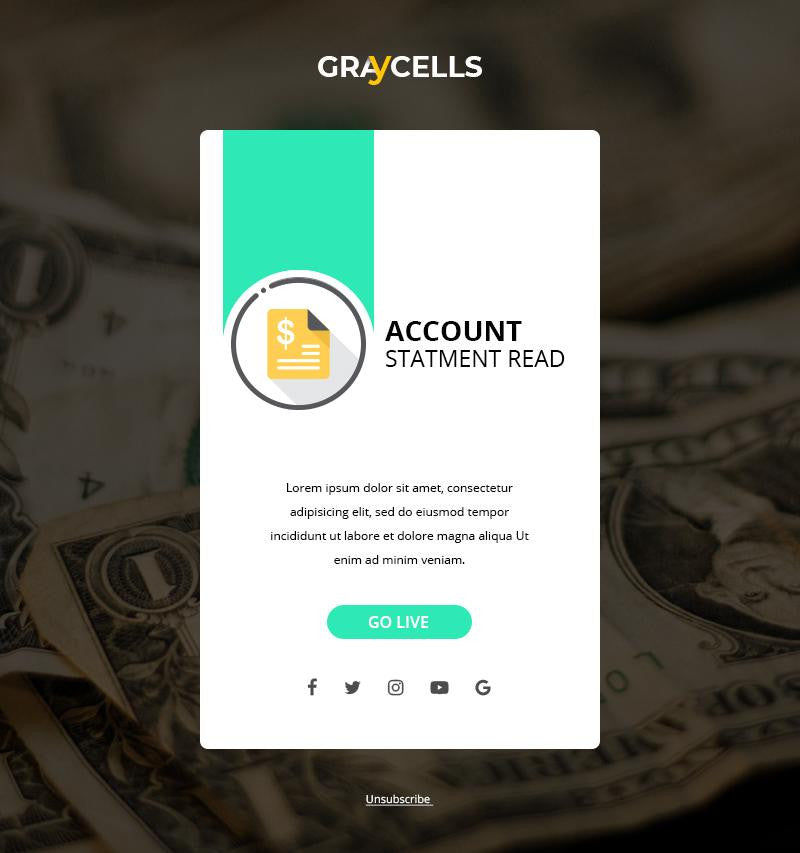 750 Responsive Email Notification templates | watercolor action