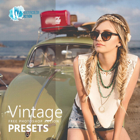 Free Photoshop Action Creamy Vintage