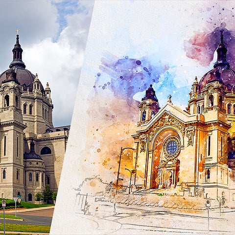 Watercolor 2 Artist Photoshop Action